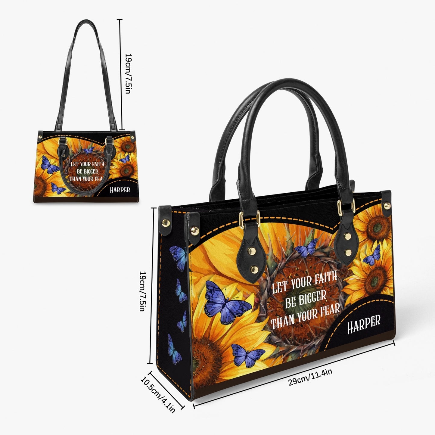 Let Your Faith Be Bigger - Women's Bespoke Bag - Long Strap