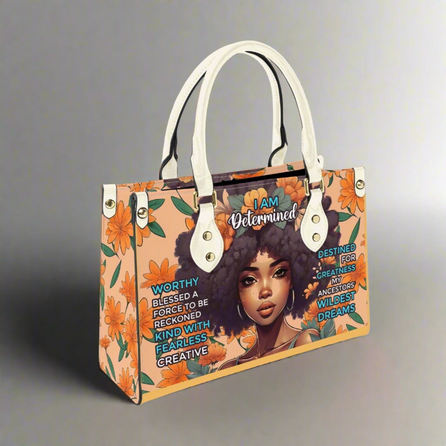 I am Determined - Women's Bespoke Bag - Long Strap
