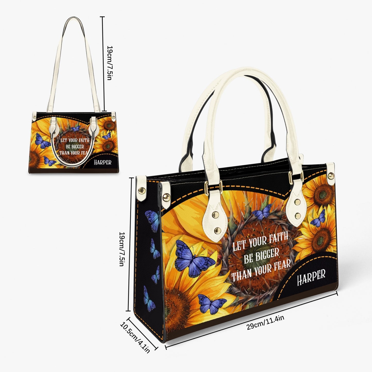 Let Your Faith Be Bigger - Women's Bespoke Bag - Long Strap
