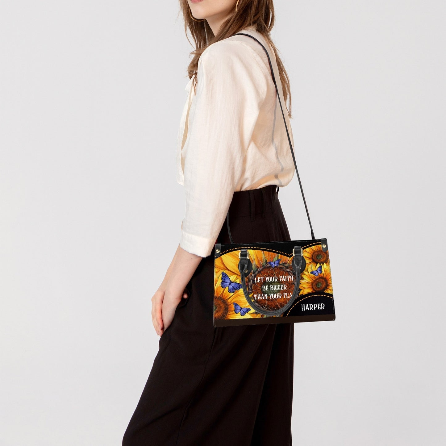 Let Your Faith Be Bigger - Women's Bespoke Bag - Long Strap