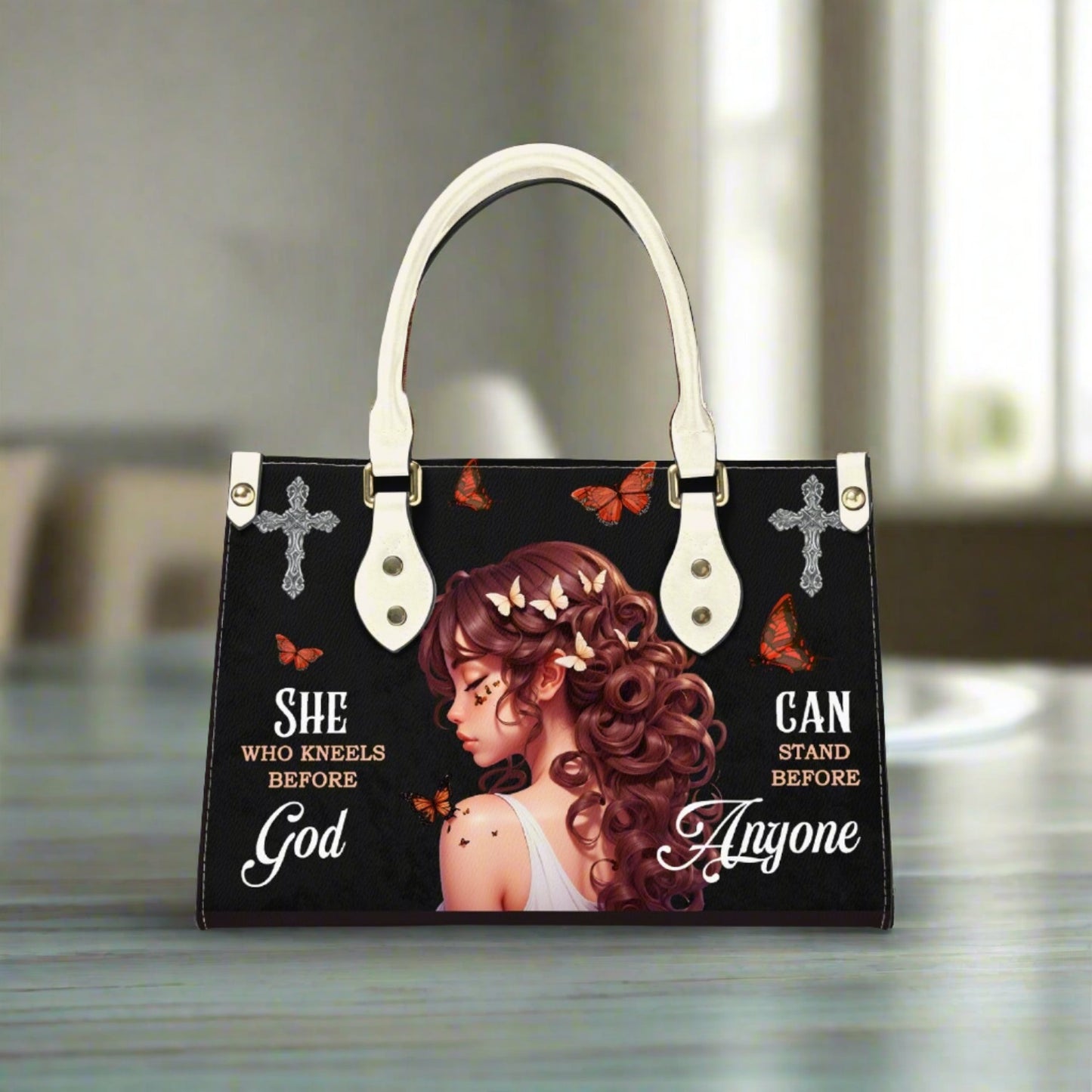 Kneels Before God - Women's Bespoke Bag - Long Strap