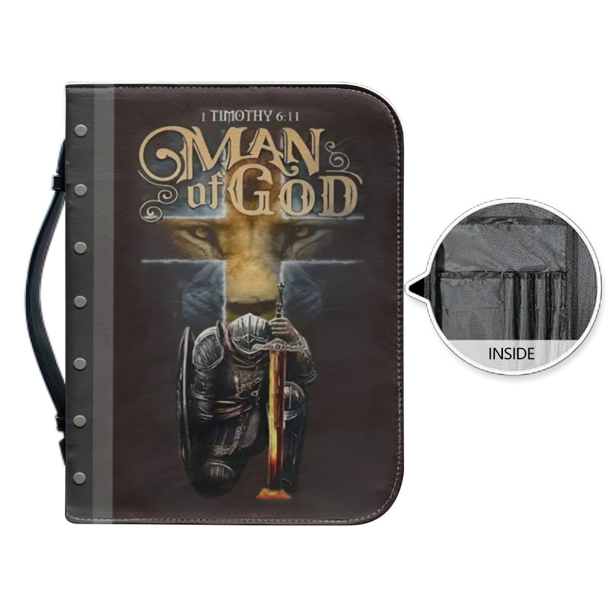 Man Of God - Uncover the sacred meaning of your name - Personalized Bible Cover
