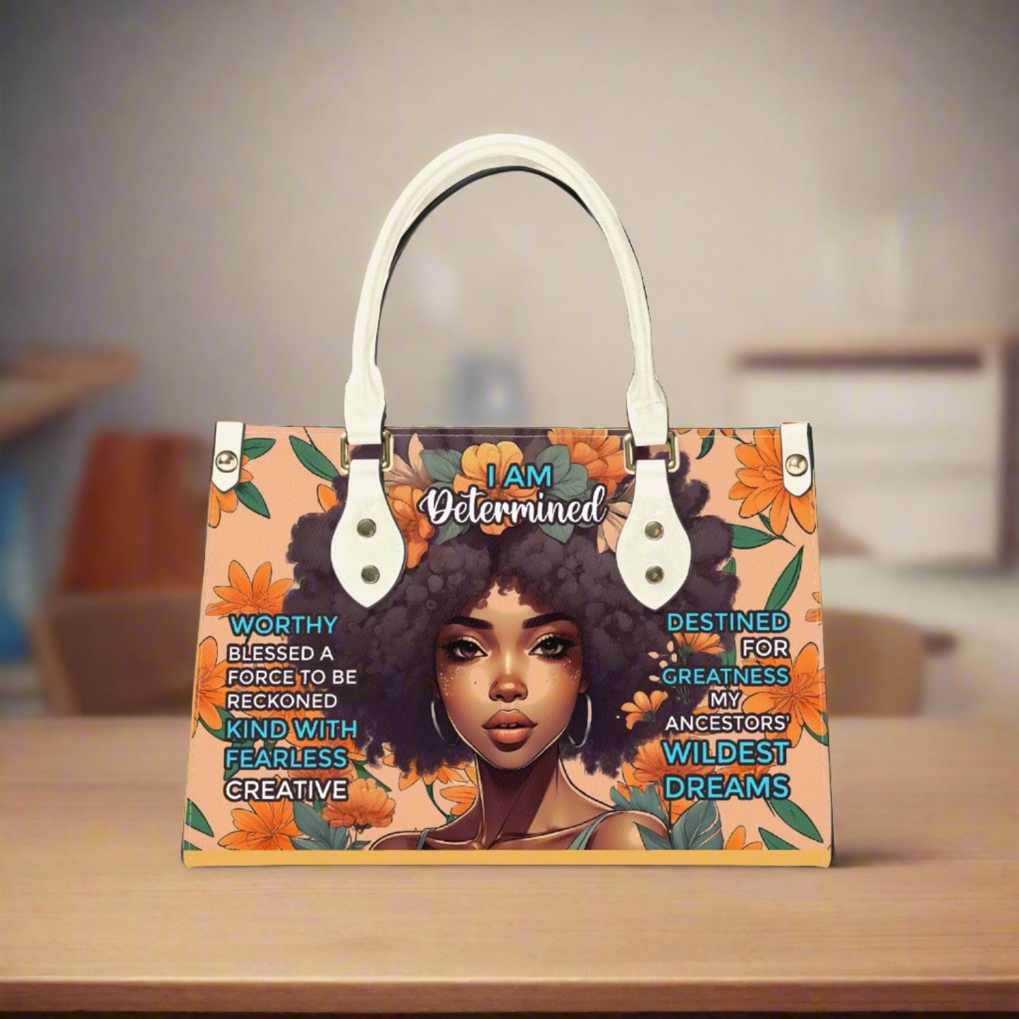 I am Determined - Women's Bespoke Bag - Long Strap
