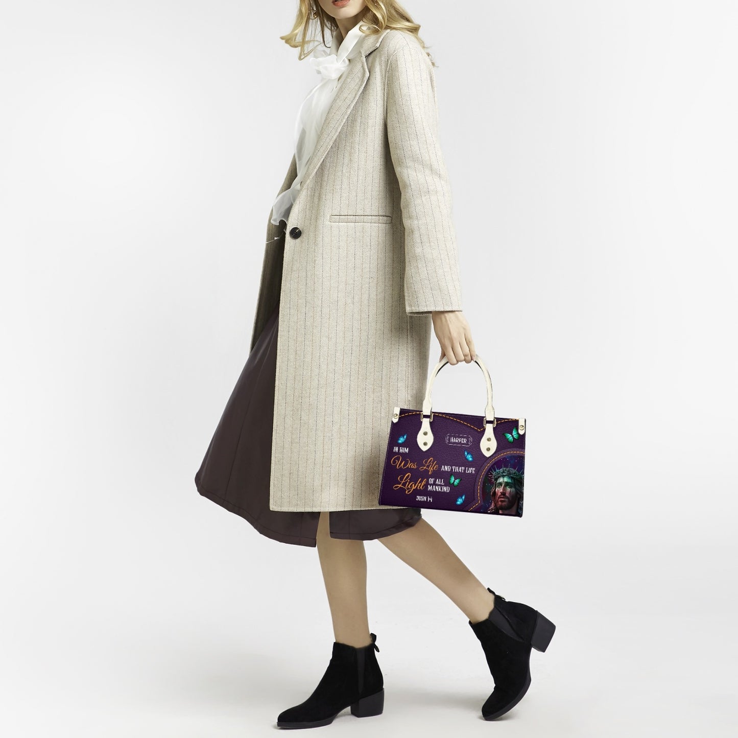 Light of All Mankind - Women's Bespoke Bag - Long Strap