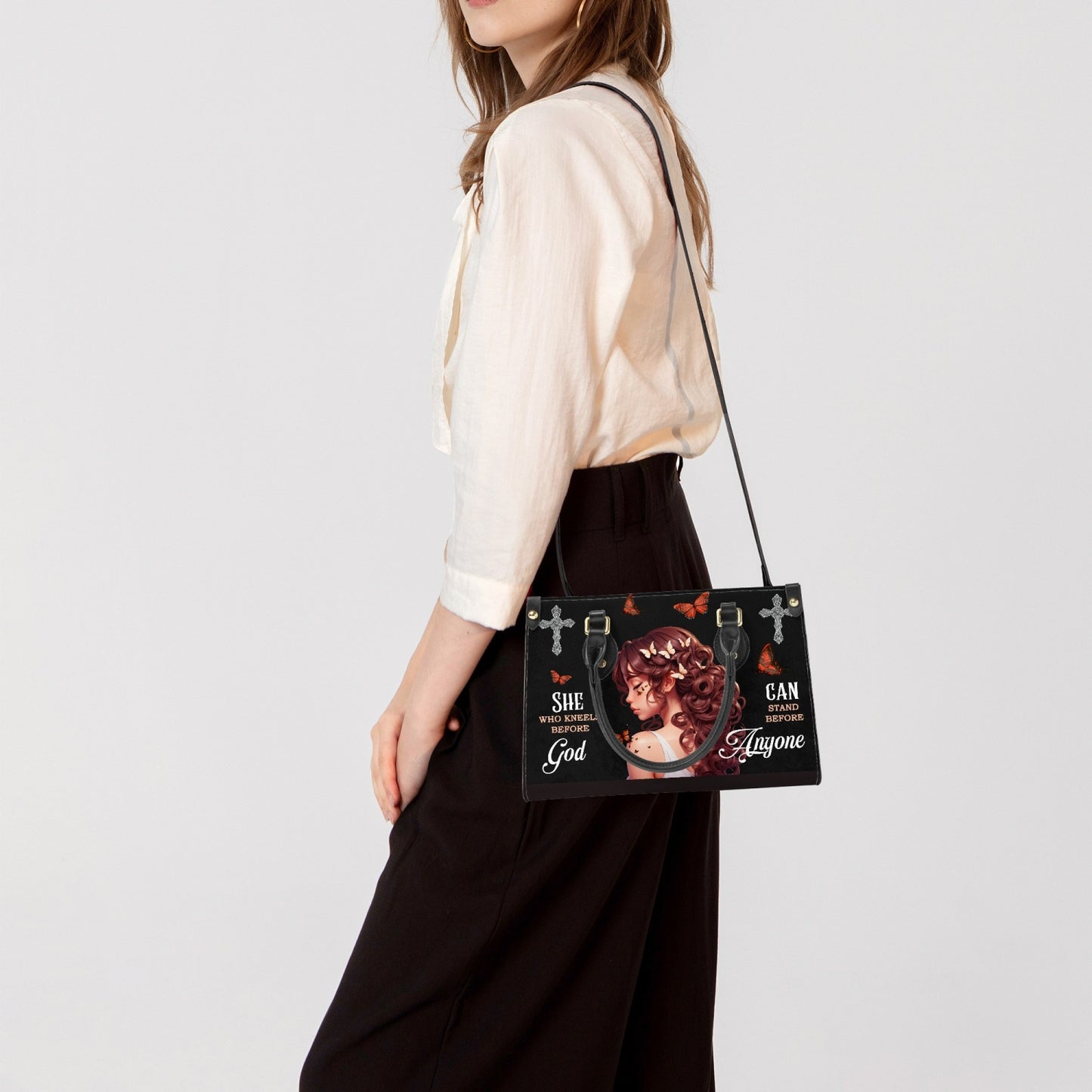 Kneels Before God - Women's Bespoke Bag - Long Strap