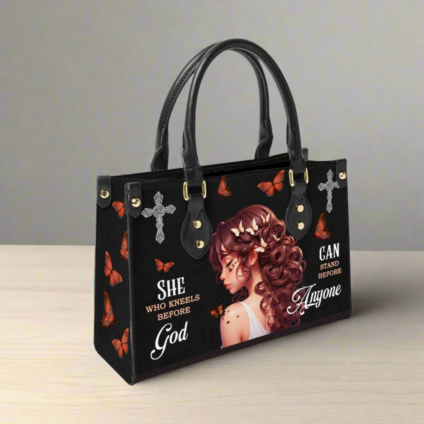 Kneels Before God - Women's Bespoke Bag - Long Strap
