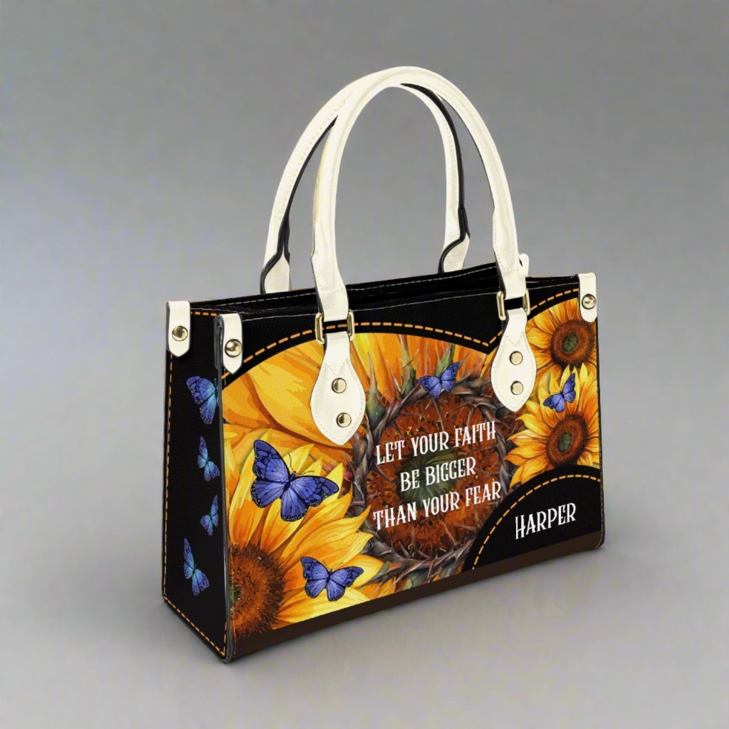 Let Your Faith Be Bigger - Women's Bespoke Bag - Long Strap