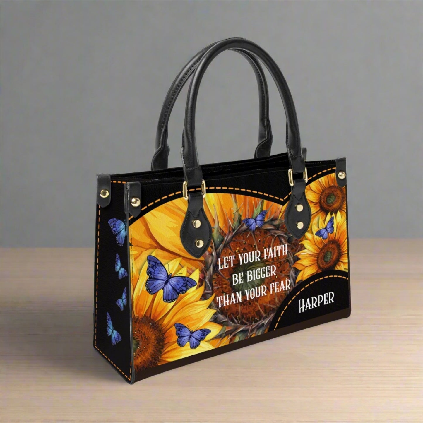 Let Your Faith Be Bigger - Women's Bespoke Bag - Long Strap