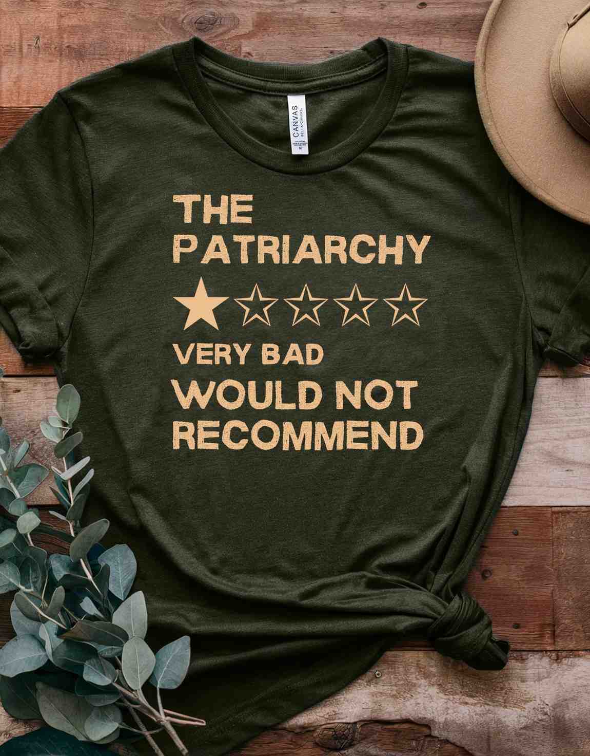 The Patriarchy Bad Review Shirt, Feminist Shirt, Anti Patriarchy Tee, Girl Power Shirt, Equality Shirt, Women Rights Shirt, Human Rights Tee