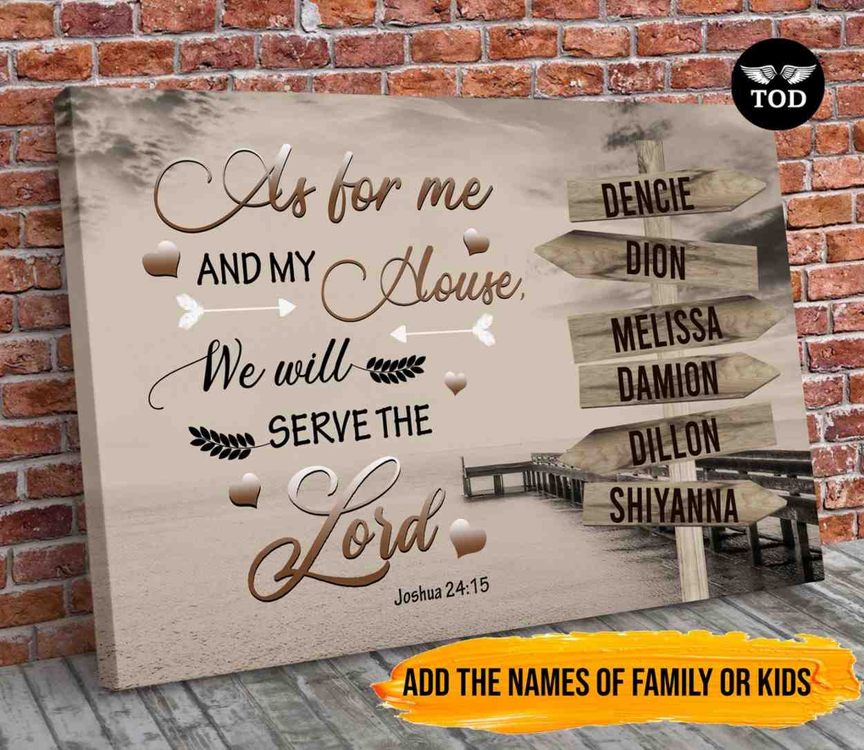 As for Me and My House Canvas Art