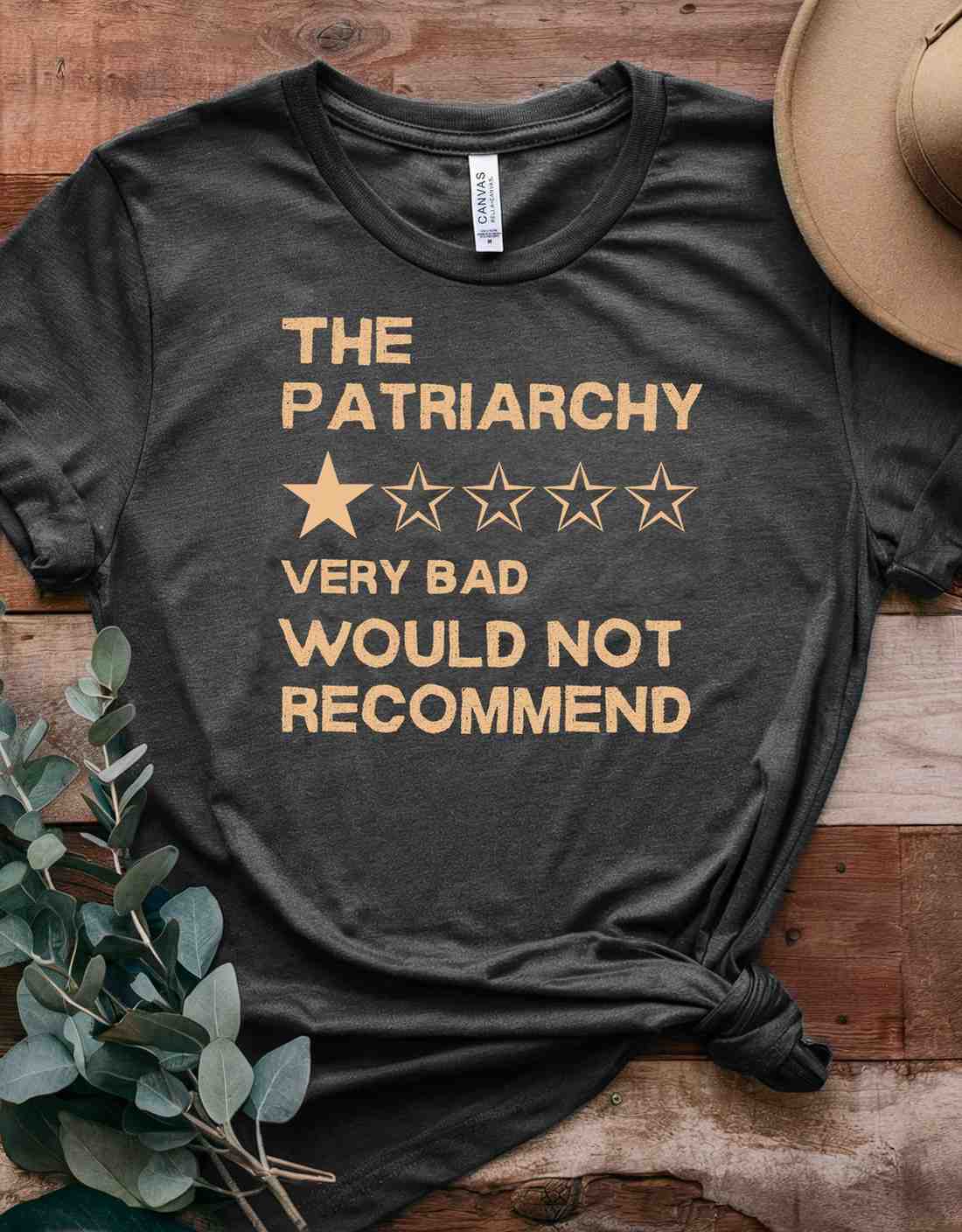 The Patriarchy Bad Review Shirt, Feminist Shirt, Anti Patriarchy Tee, Girl Power Shirt, Equality Shirt, Women Rights Shirt, Human Rights Tee