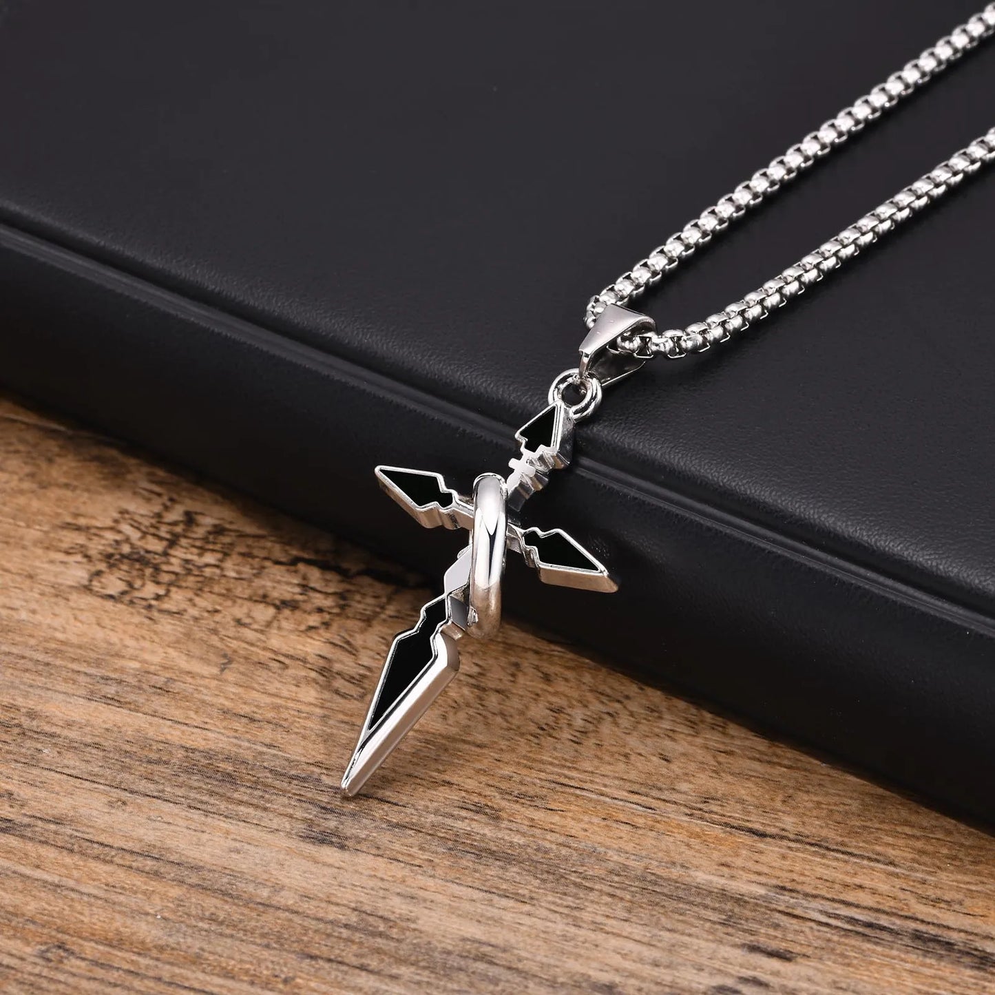 Mens Cross Necklaces, Stylish Christian Prayer Jewelry