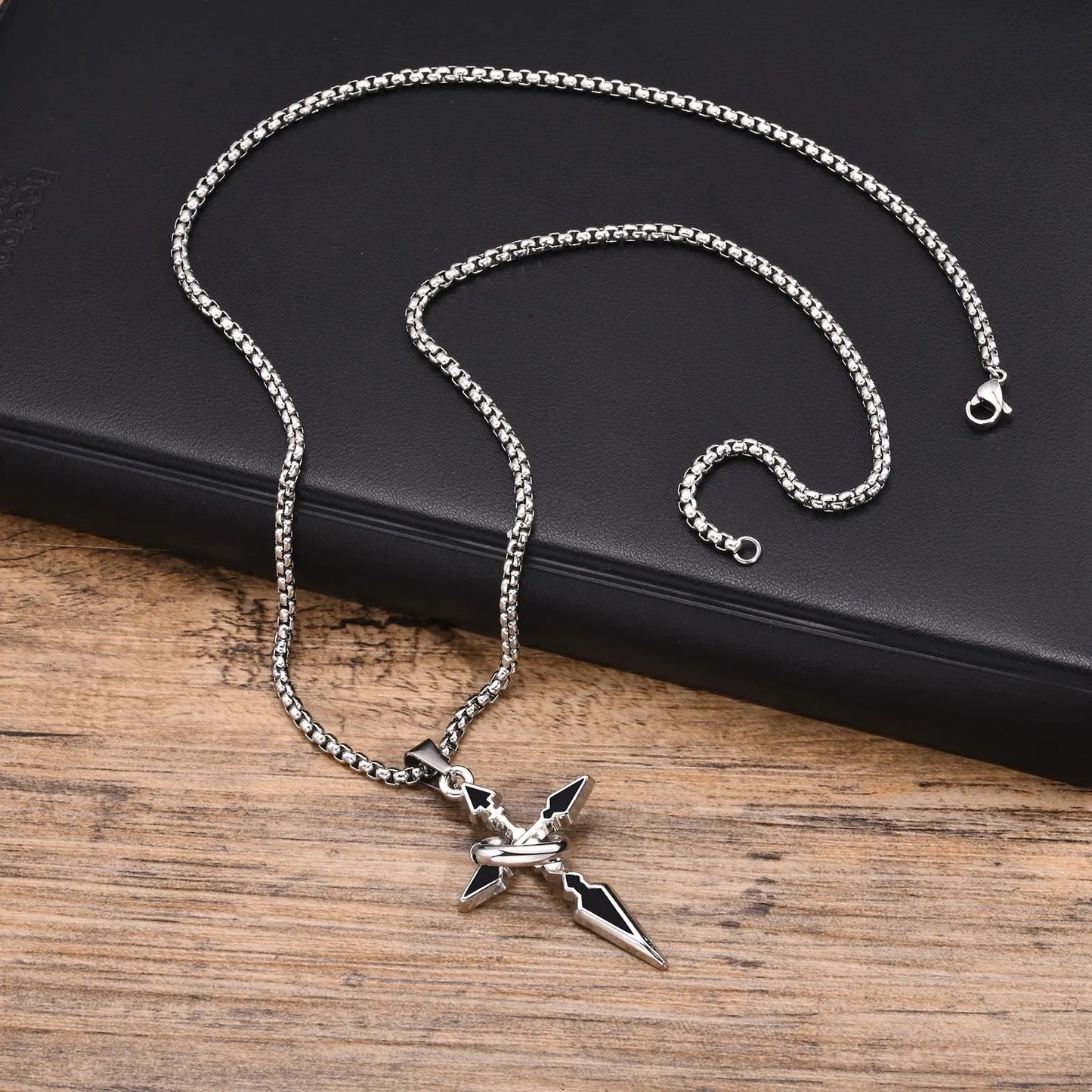 Mens Cross Necklaces, Stylish Christian Prayer Jewelry