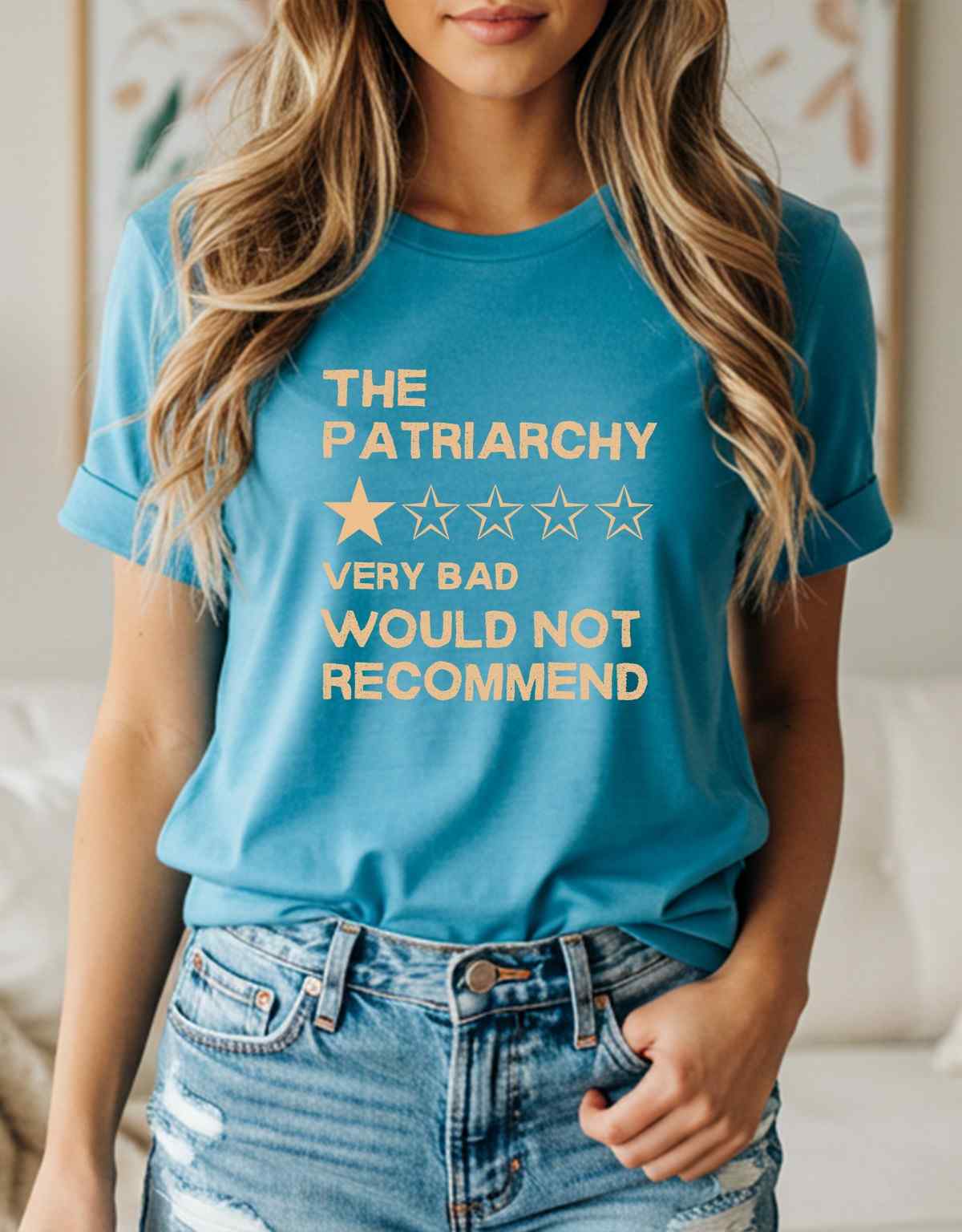 The Patriarchy Bad Review Shirt, Feminist Shirt, Anti Patriarchy Tee, Girl Power Shirt, Equality Shirt, Women Rights Shirt, Human Rights Tee