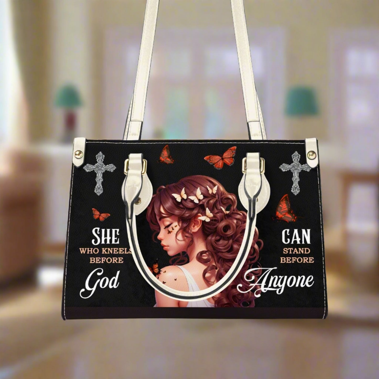 Kneels Before God - Women's Bespoke Bag - Long Strap
