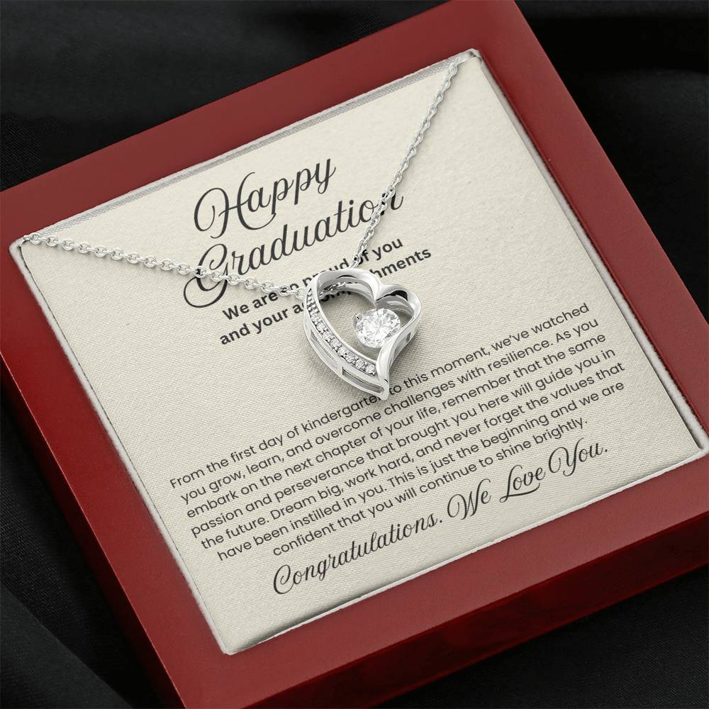 We are Proud Necklace - Mother Daughter Gift, Daughter Graduation Gift, High School, College Graduate