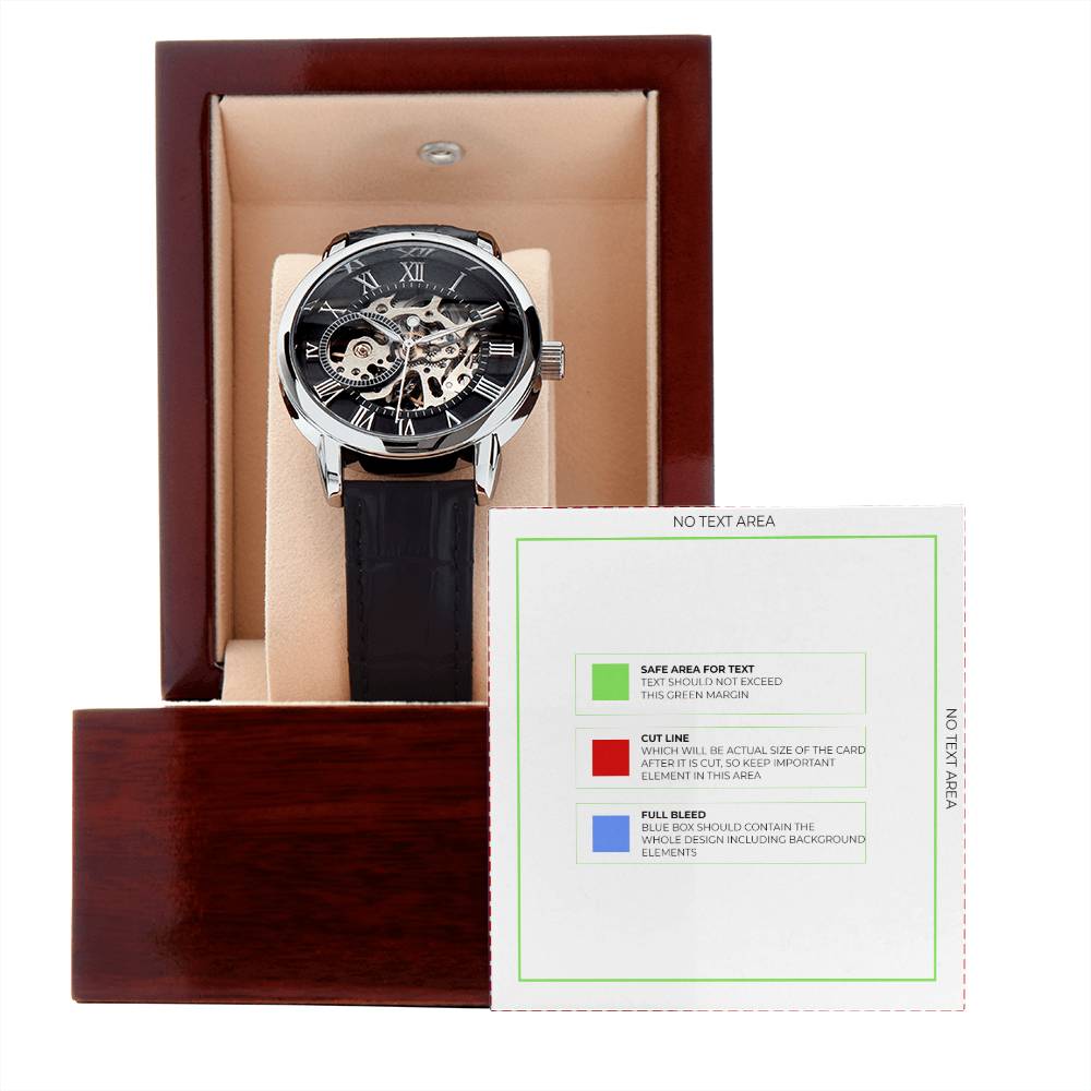 Men's Openwork Watch