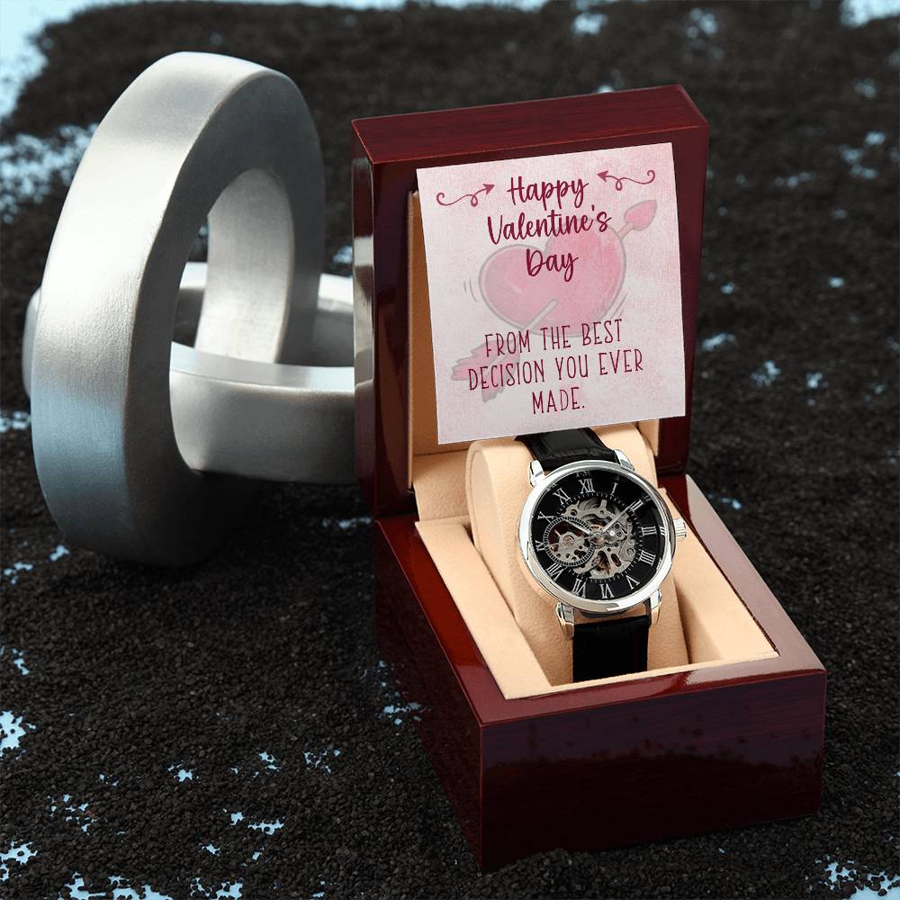 Best Decision Men's Openwork Watch