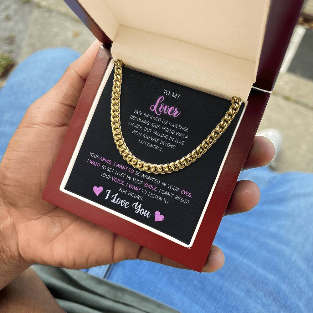 To My Lover - Cuban Link Chain