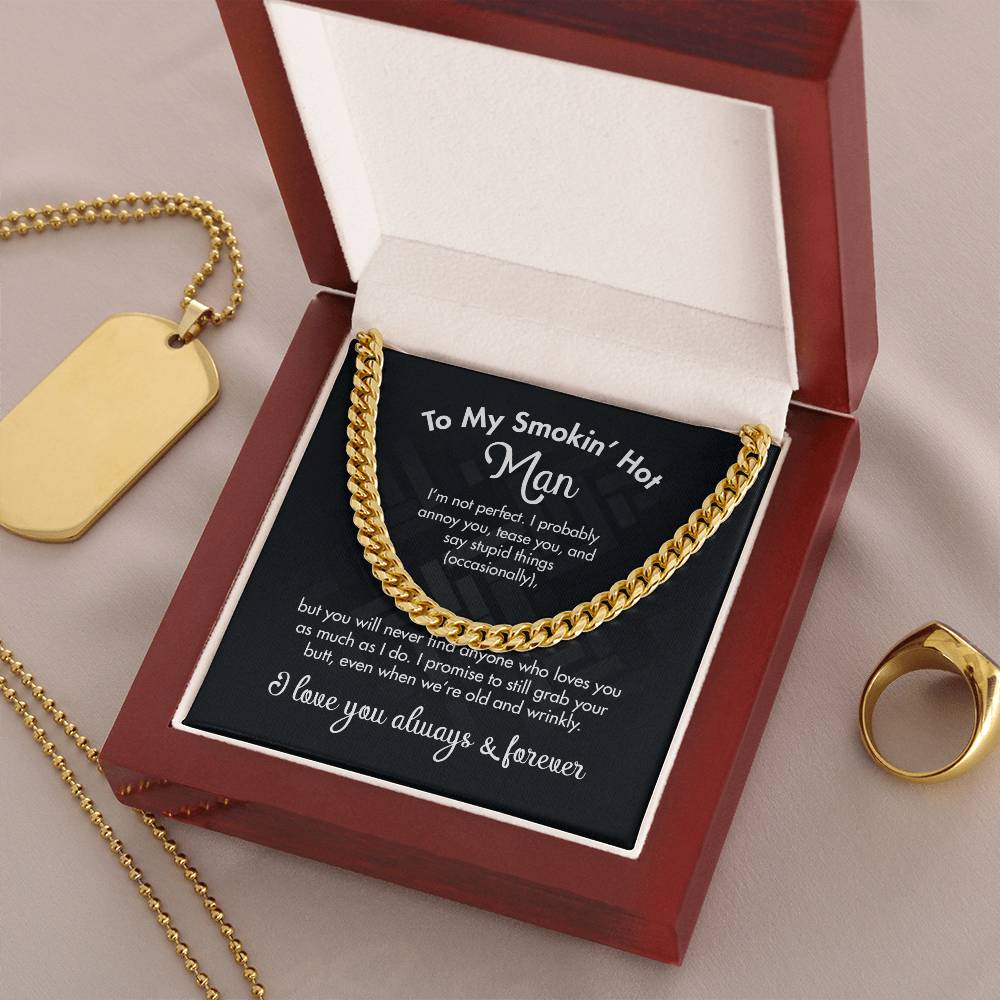 I'm Not Perfect - Cuban Link Chain
