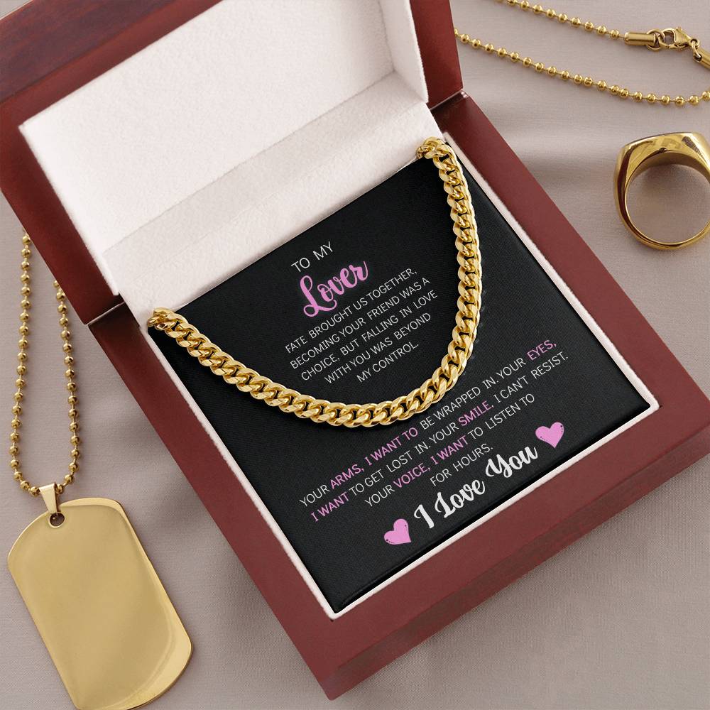 To My Lover - Cuban Link Chain