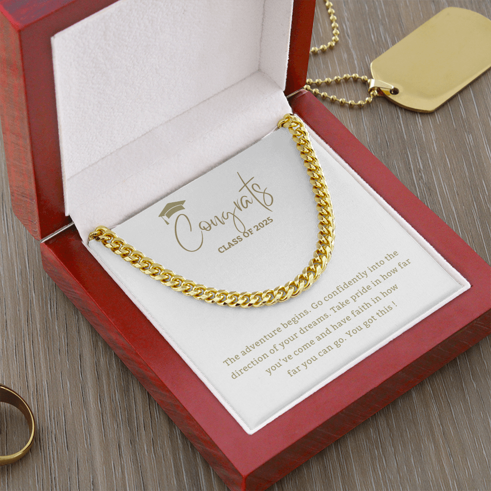 Adventure Begins - Mother or Father gift for Son, High School, College Graduate,Son Graduation Gift