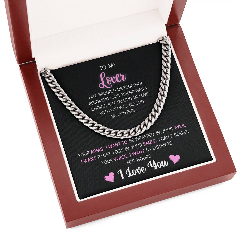 To My Lover - Cuban Link Chain