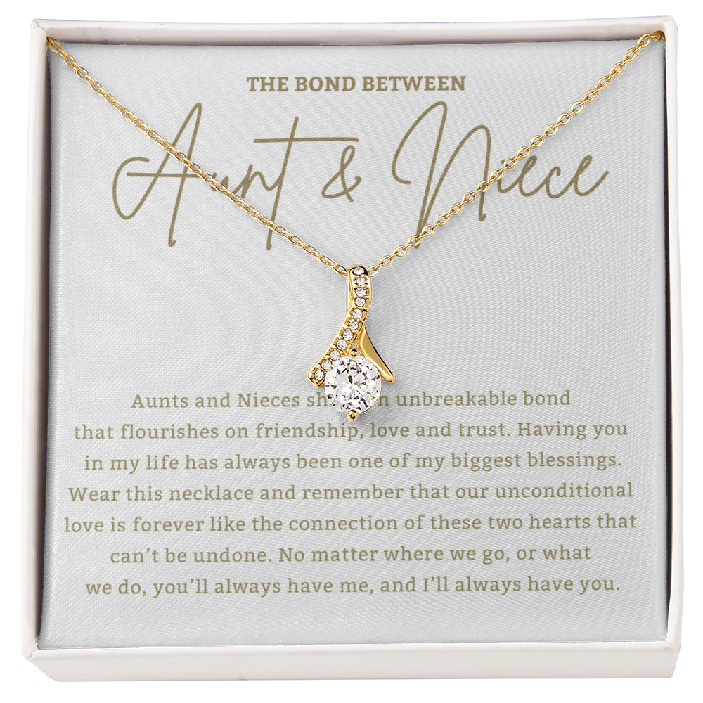 Aunt & Niece - Alluring Beauty Necklace Gift for Aunt, Gift for Niece