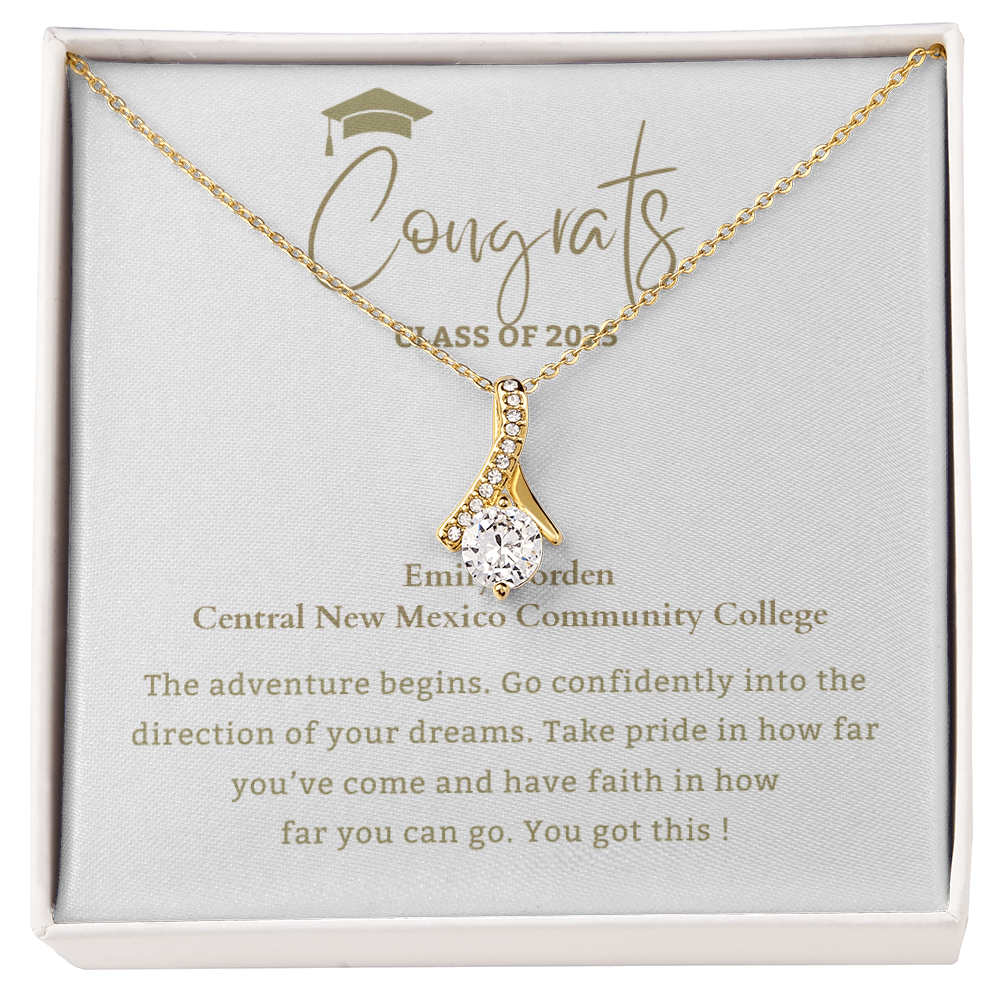 Adventure Begins with Name- Mother Daughter Gift, Daughter Graduation Gift, High School, College Graduate