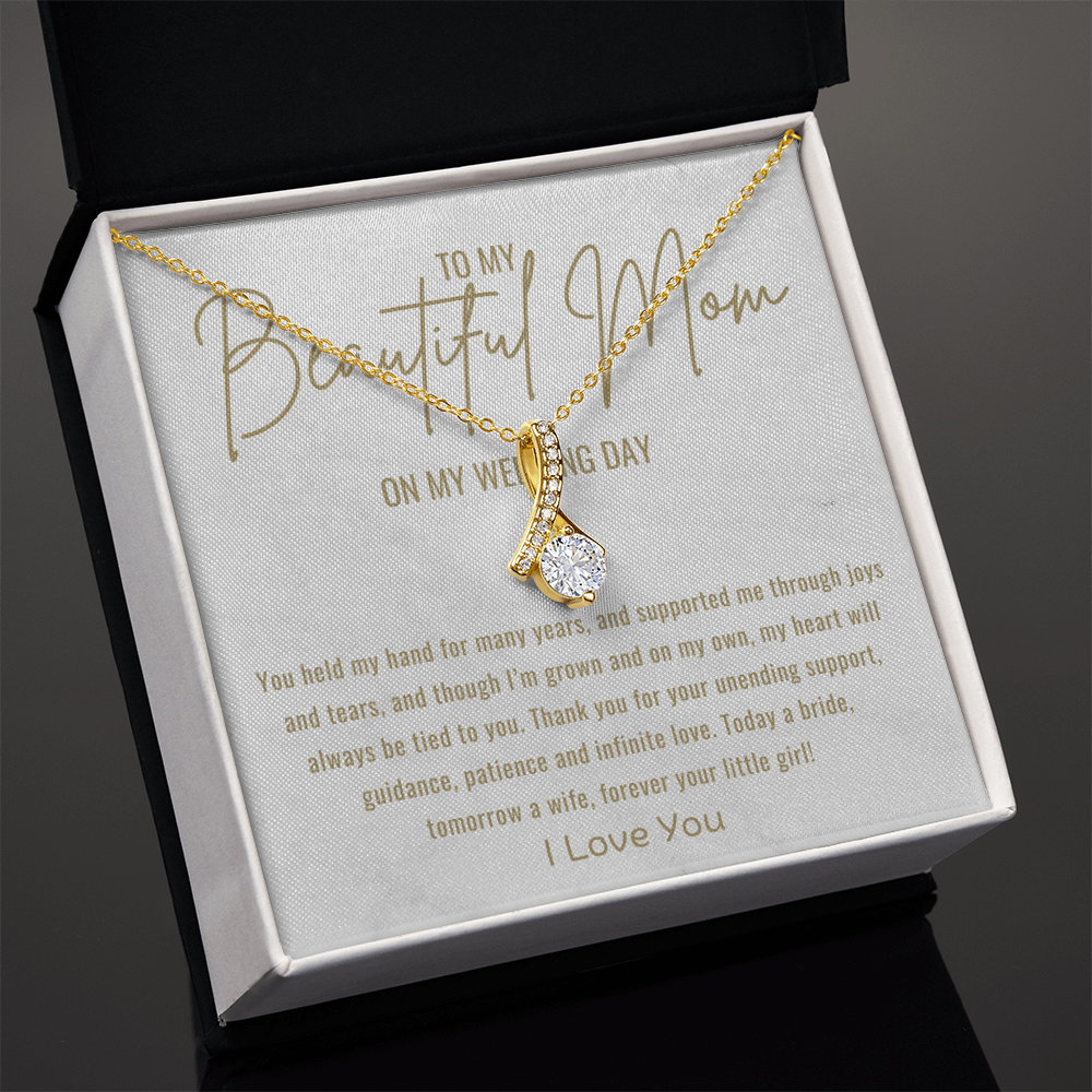 On My Wedding Day - Mother daughter wedding gift. daughter gift to mom on her wedding.