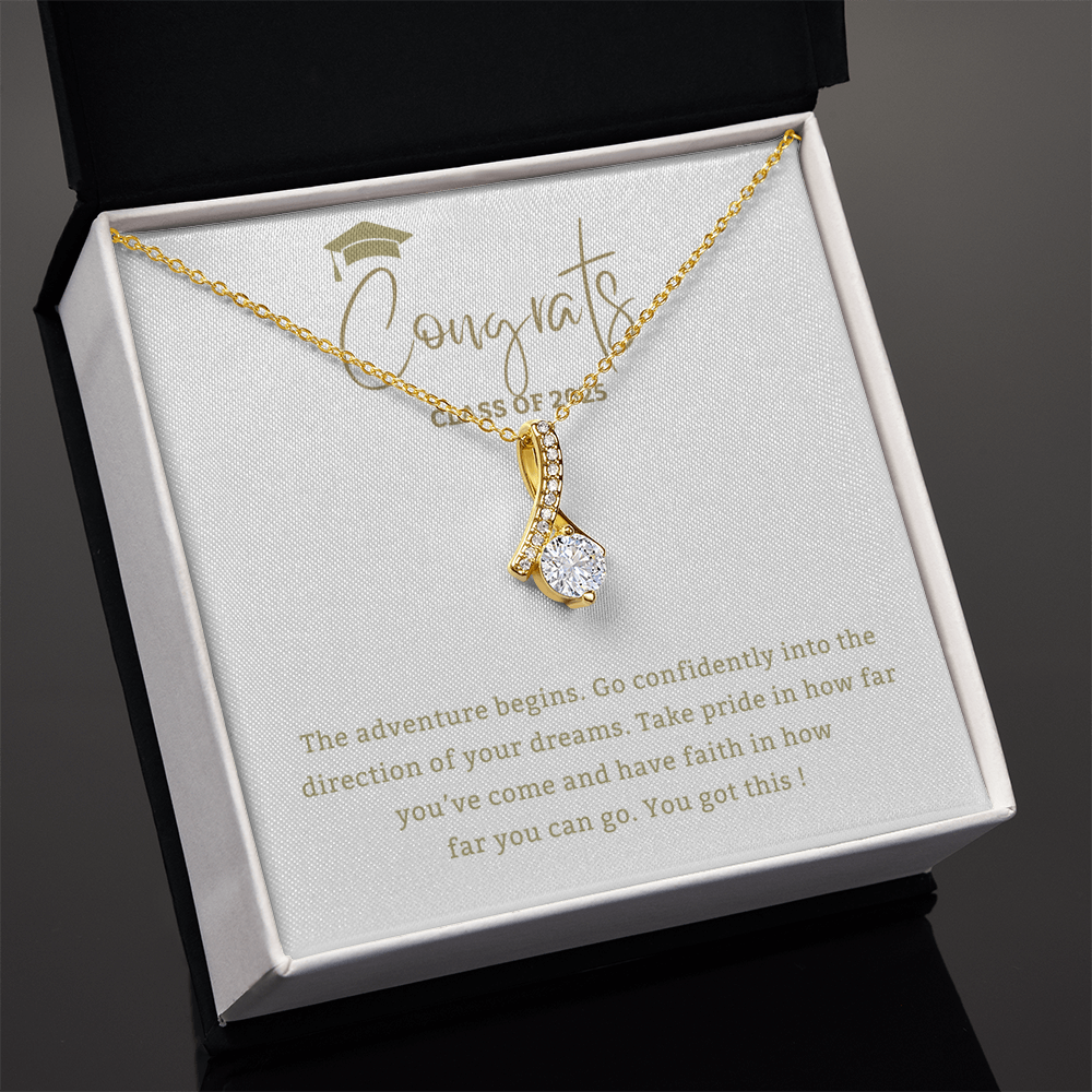 Adventure Begins - Mother Daughter Gift, Daughter Graduation Gift, High School, College Graduate - No Name