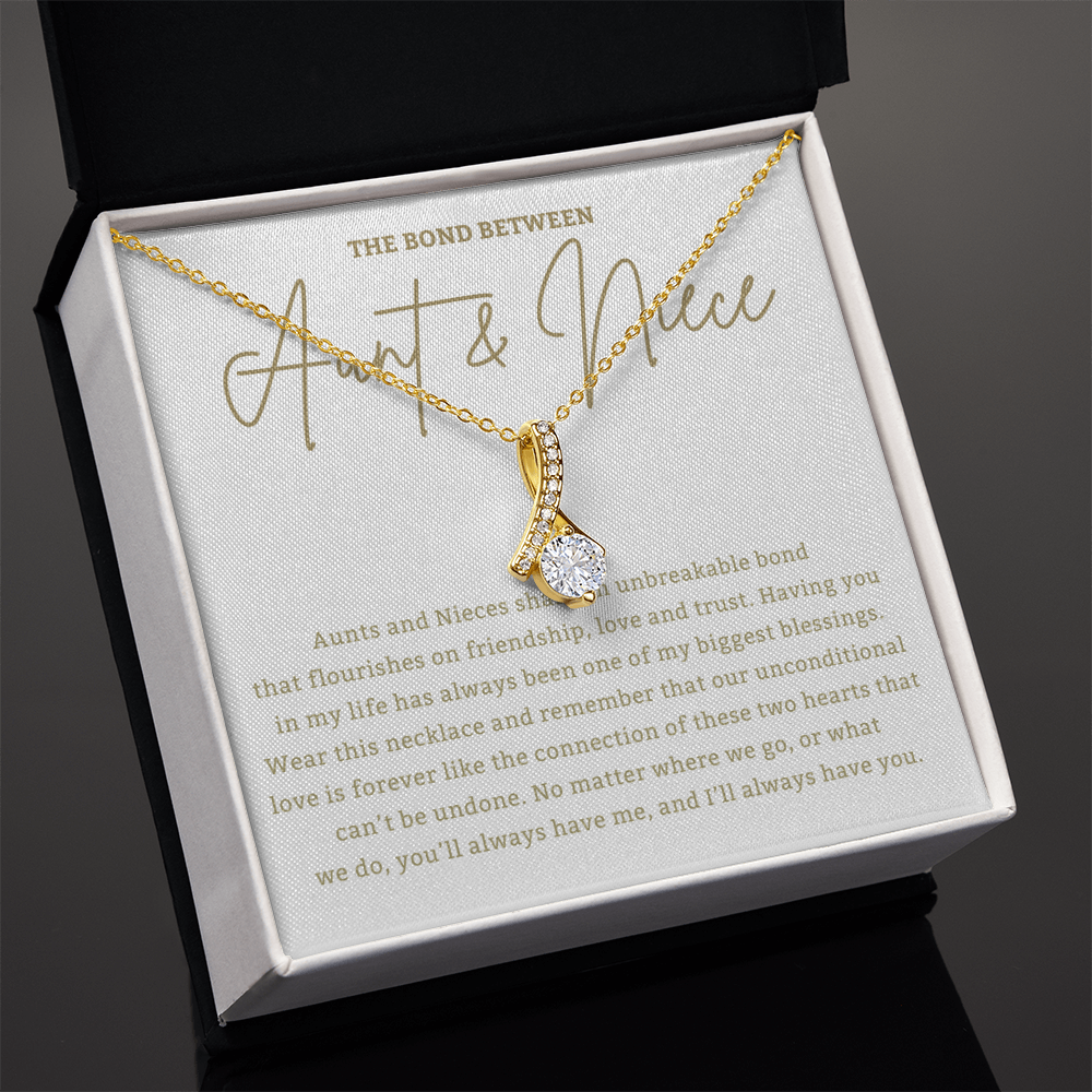 Aunt & Niece - Alluring Beauty Necklace Gift for Aunt, Gift for Niece