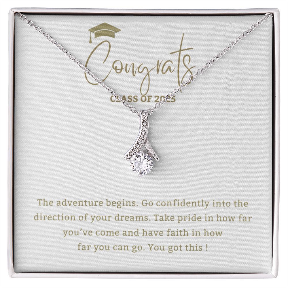 Adventure Begins - Mother Daughter Gift, Daughter Graduation Gift, High School, College Graduate - No Name