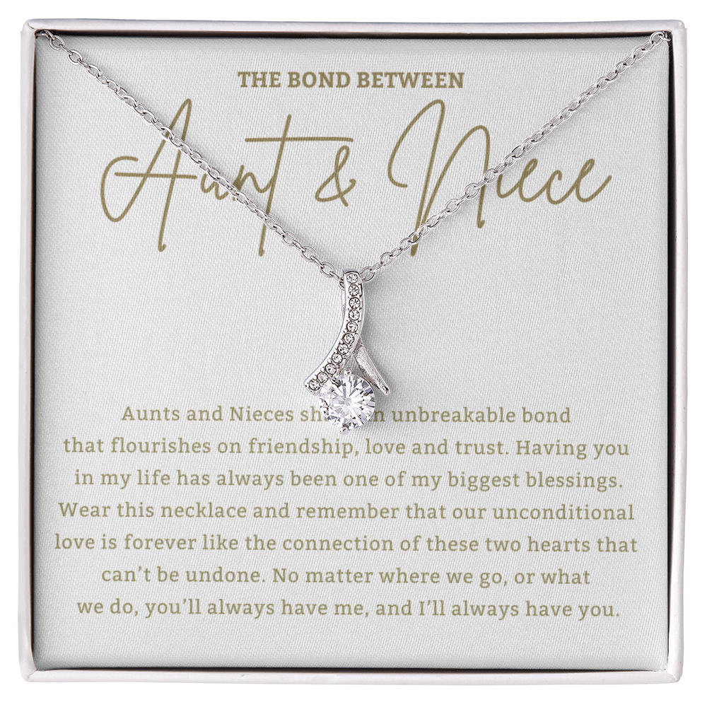 Aunt & Niece - Alluring Beauty Necklace Gift for Aunt, Gift for Niece