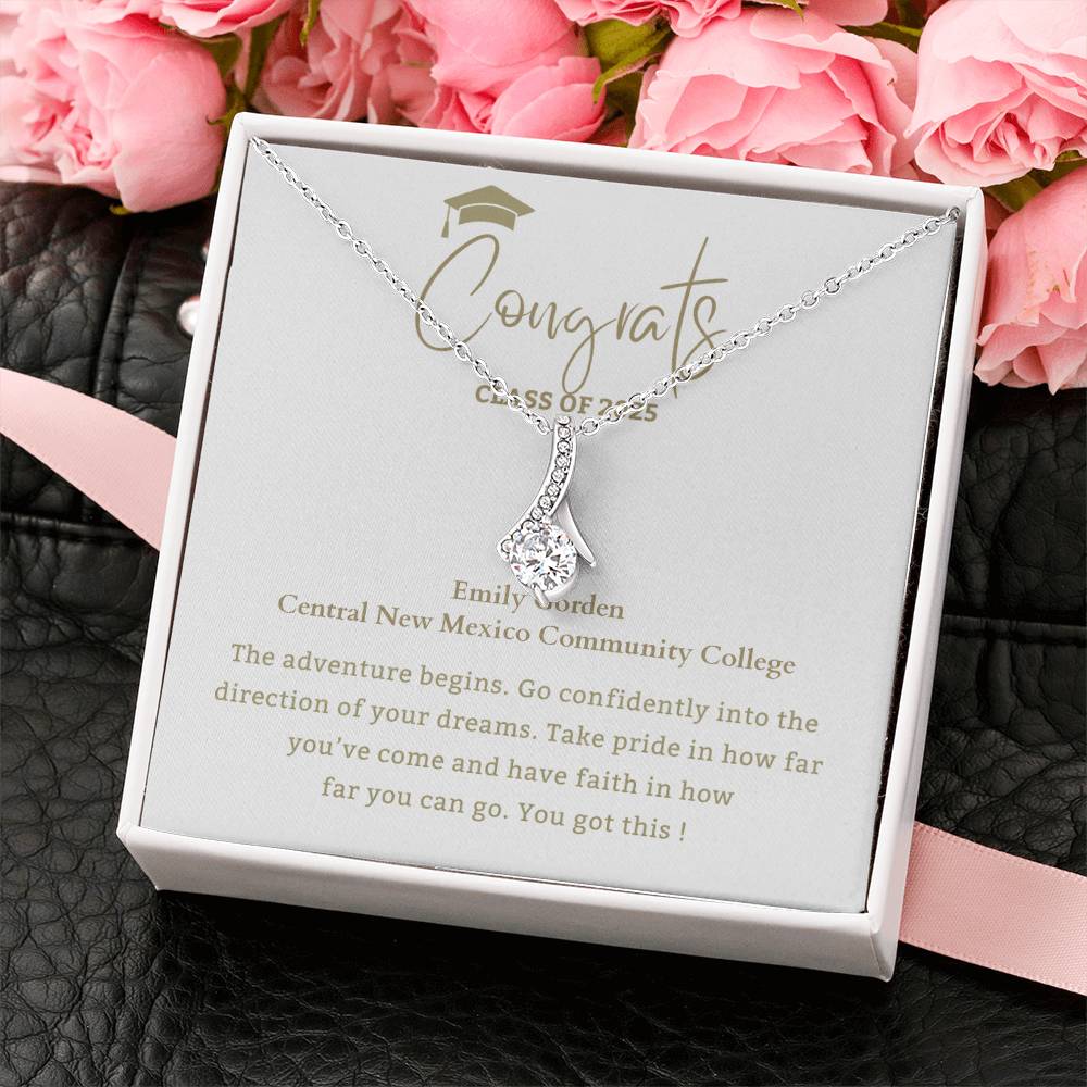 Adventure Begins with Name- Mother Daughter Gift, Daughter Graduation Gift, High School, College Graduate