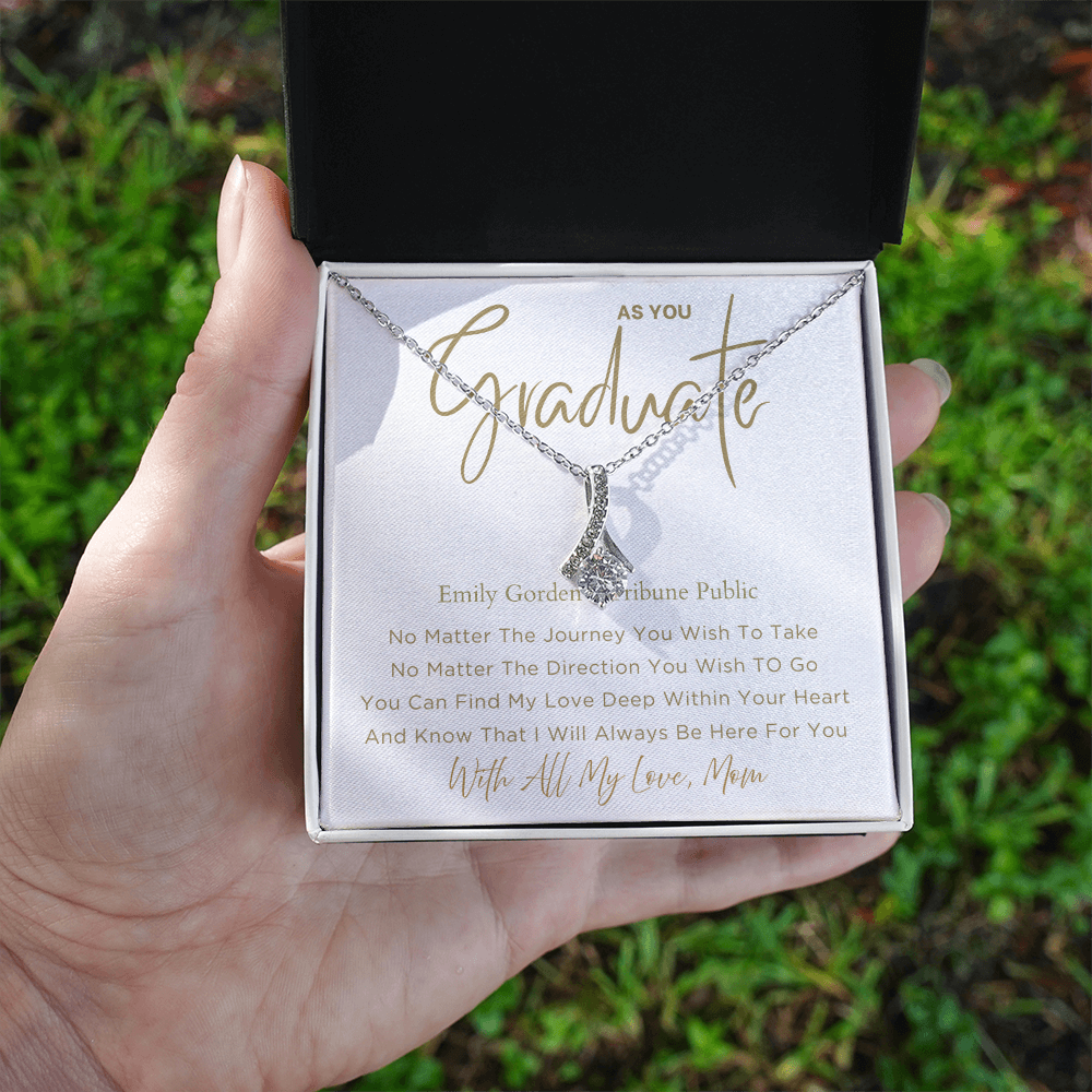 No Matter - Graduation Gift For Daughter, Personalized Graduation, Jewelry For College, Senior Graduation, Graduation Gift For Her