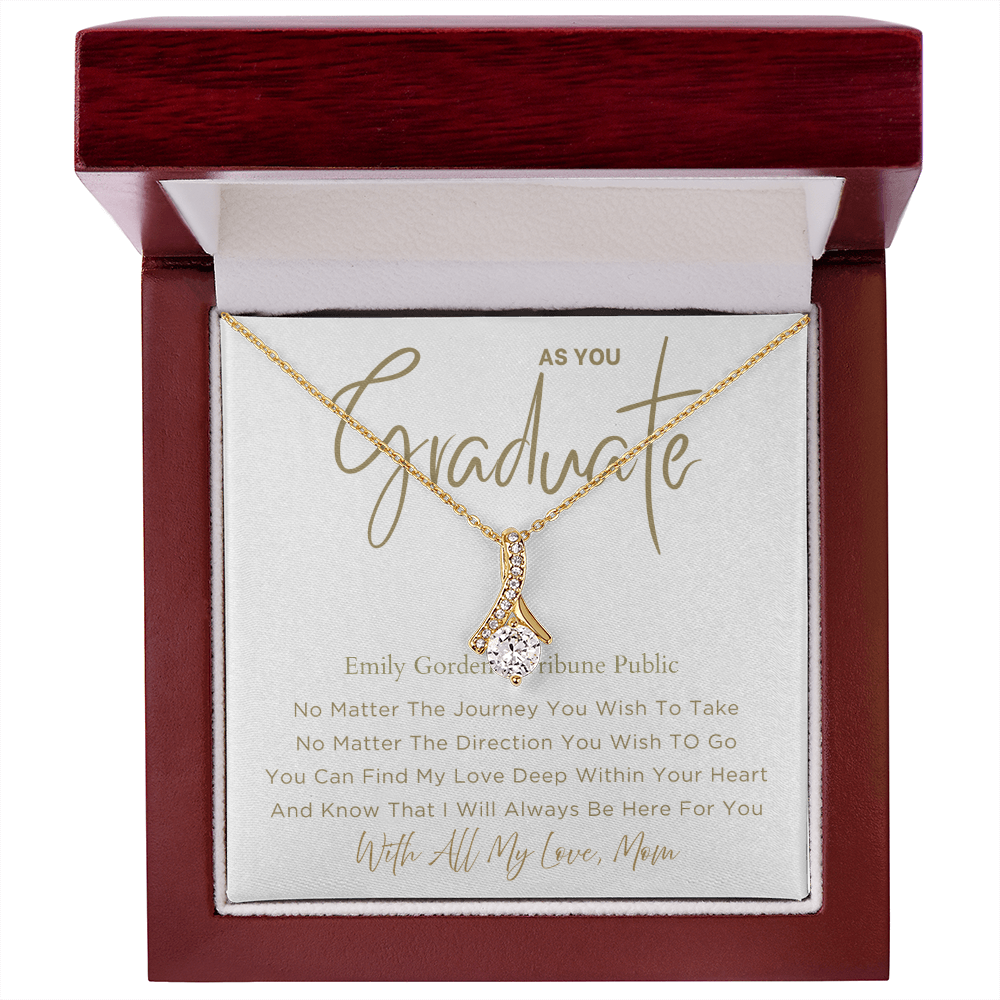No Matter - Graduation Gift For Daughter, Personalized Graduation, Jewelry For College, Senior Graduation, Graduation Gift For Her
