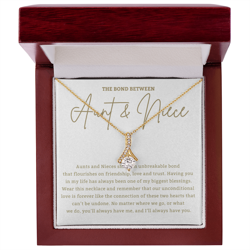 Aunt & Niece - Alluring Beauty Necklace Gift for Aunt, Gift for Niece