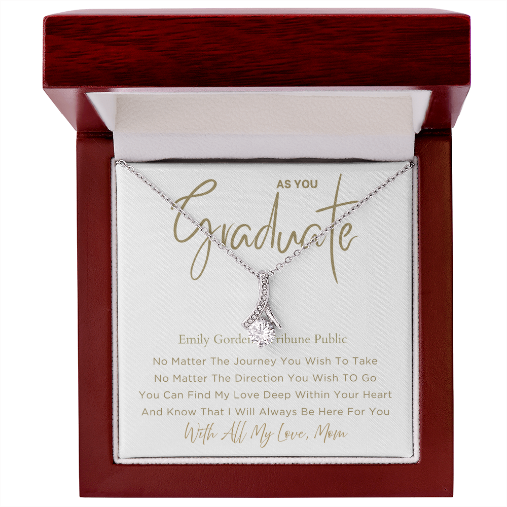 No Matter - Graduation Gift For Daughter, Personalized Graduation, Jewelry For College, Senior Graduation, Graduation Gift For Her