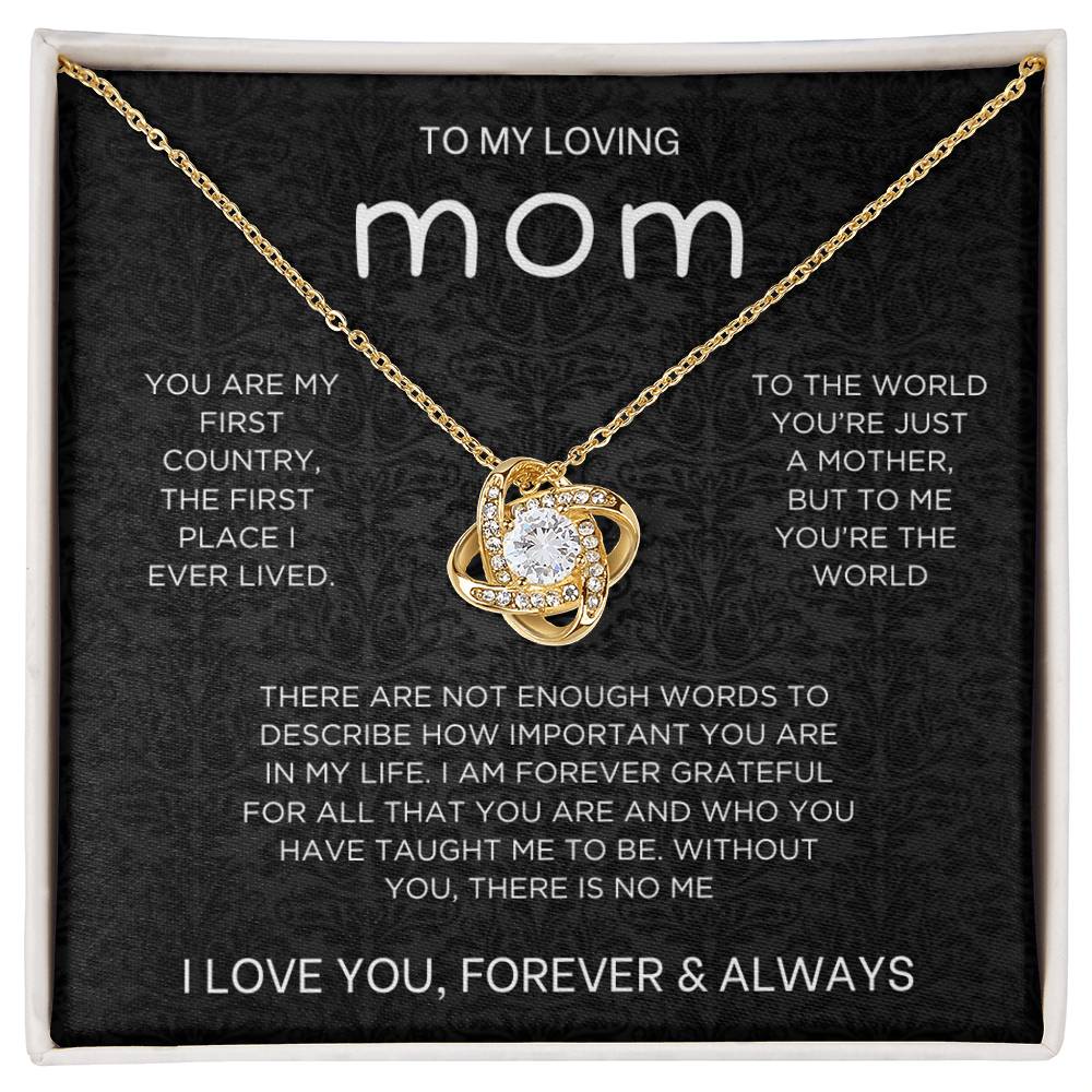 Forever & Always Necklace - Gift from Daughter To Mom, gift from daughter, gift for mom, mom and daughter, gift for mommy