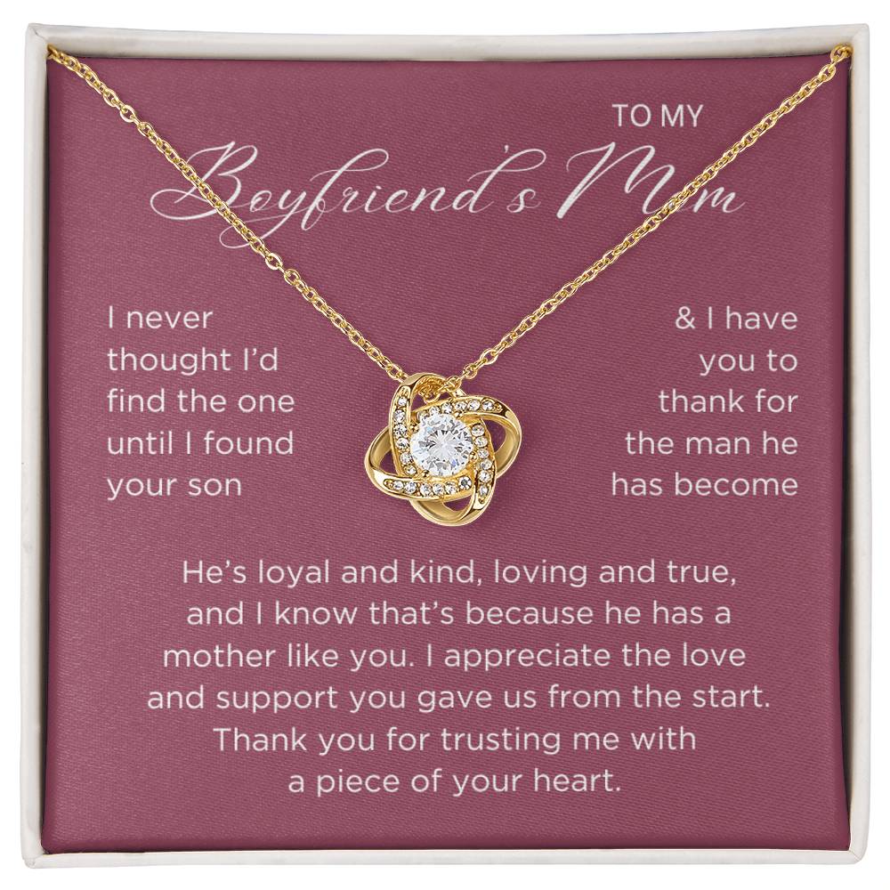 Piece Of Your Heart Necklace - Gift from Girlfriend To Boyfriend's Mom, gift from girlfriend, gift for Boyfriend's Mom