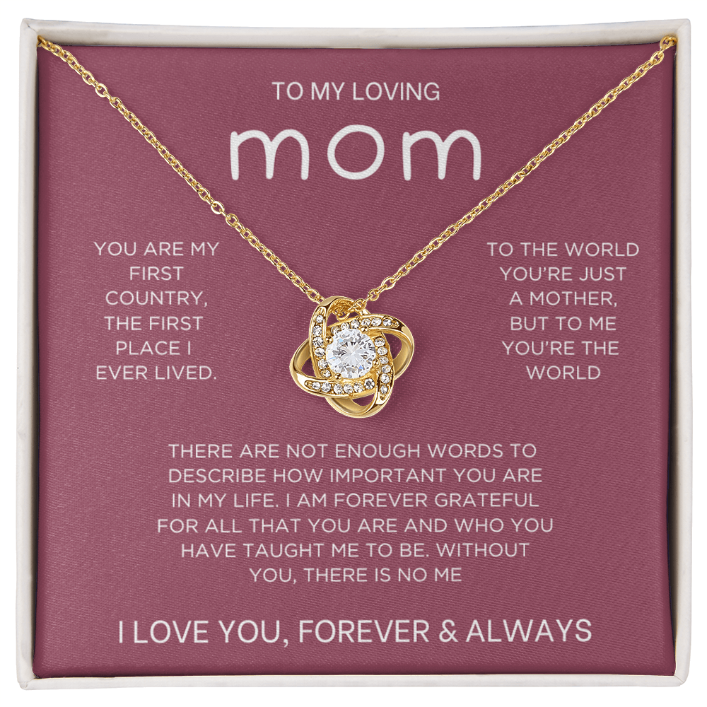 Forever & Always Necklace - Gift from Daughter To Mom, gift from daughter, gift for mom, mom and daughter, gift for mommy