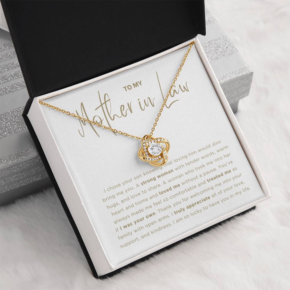 Strong Women Necklace - Gift from Wife to my Mom, gift from daughter in law, gift for Mother in Law