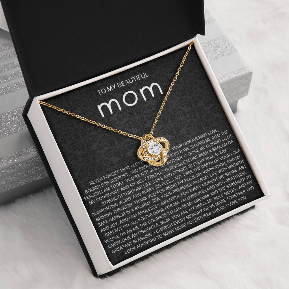 Never Forget Necklace - Gift from Daughter To Mom, gift from daughter, gift for mom, mom and daughter, gift for mommy