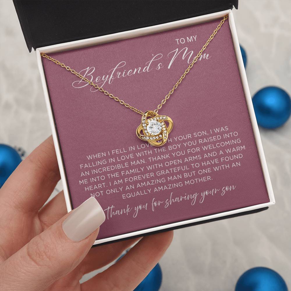Sharing Your Son Necklace - Gift from Girlfriend To Boyfriend's Mom, gift from girlfriend, gift for Boyfriend's Mom