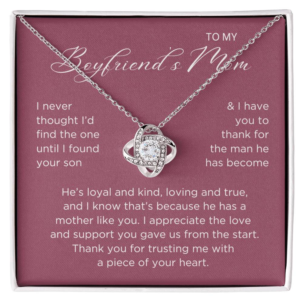 Piece Of Your Heart Necklace - Gift from Girlfriend To Boyfriend's Mom, gift from girlfriend, gift for Boyfriend's Mom
