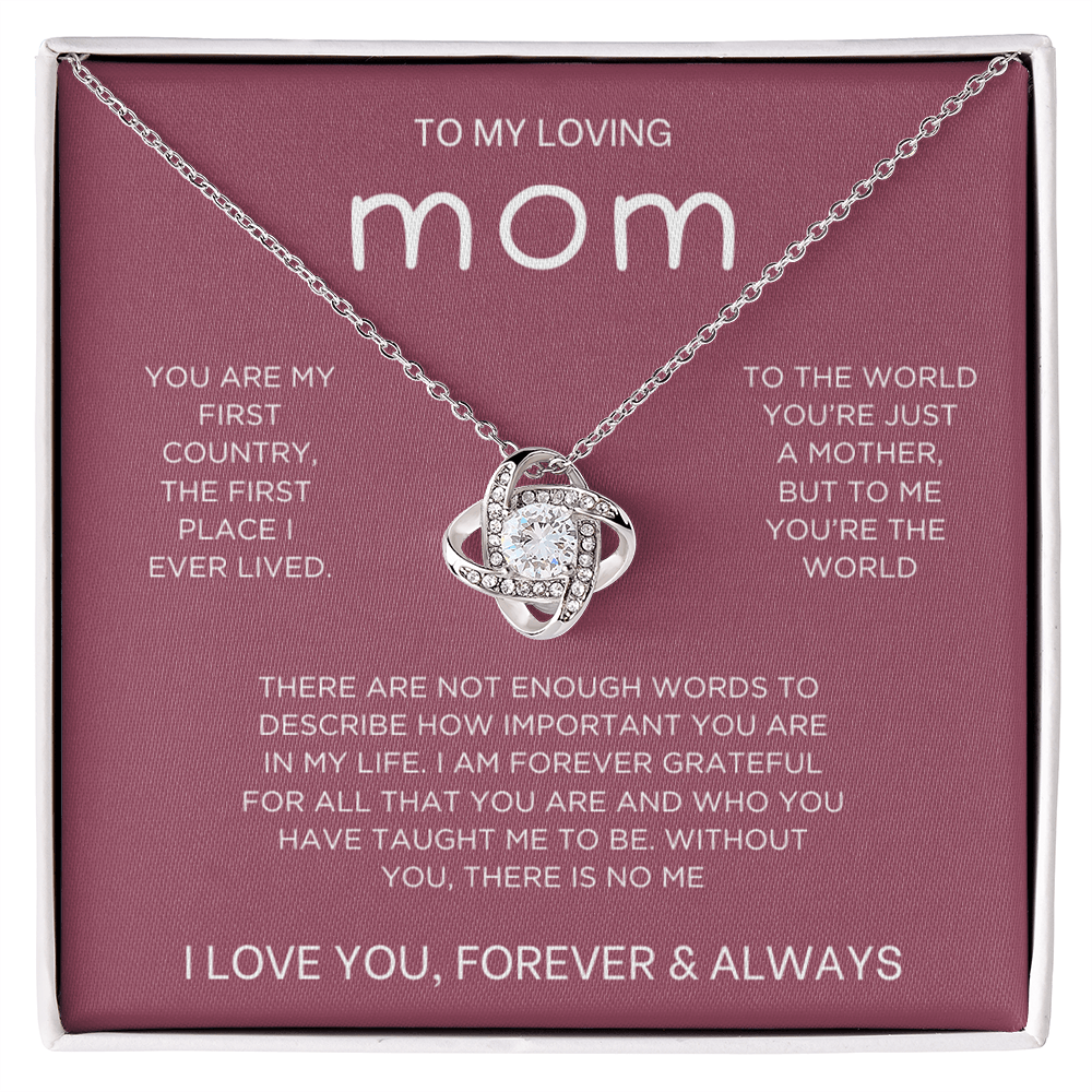 Forever & Always Necklace - Gift from Daughter To Mom, gift from daughter, gift for mom, mom and daughter, gift for mommy