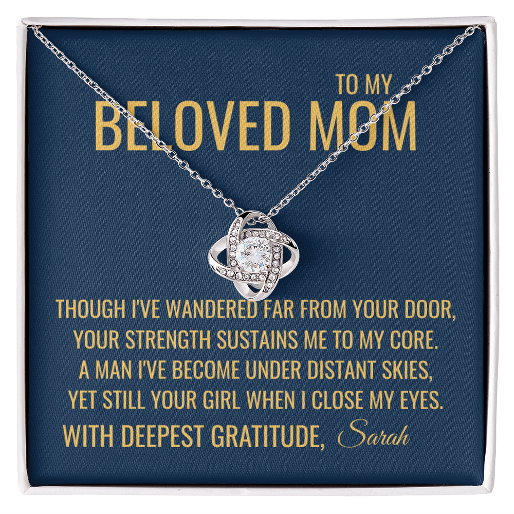 Far From Your Door Necklace - Gift from Daughter To Mom, Mothers day Gift, Mom and Daughter, Gift for Mom, Gift for Mommy, Christmas Gift