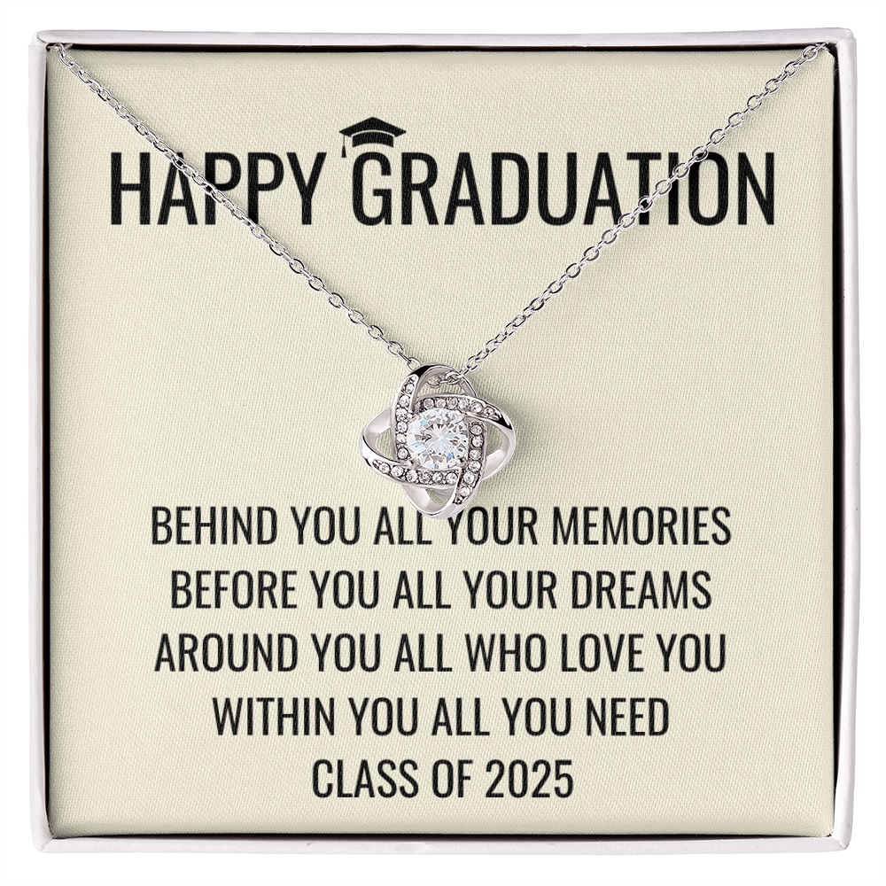 Behind You - Graduation Gift For Daughter, Personalized Graduation, Jewelry For College, Senior Graduation, Graduation Gift For Her - No Name