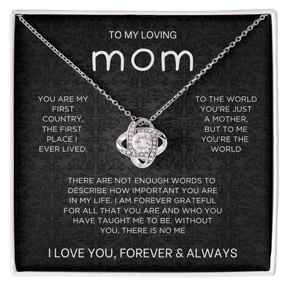 Forever & Always Necklace - Gift from Daughter To Mom, gift from daughter, gift for mom, mom and daughter, gift for mommy